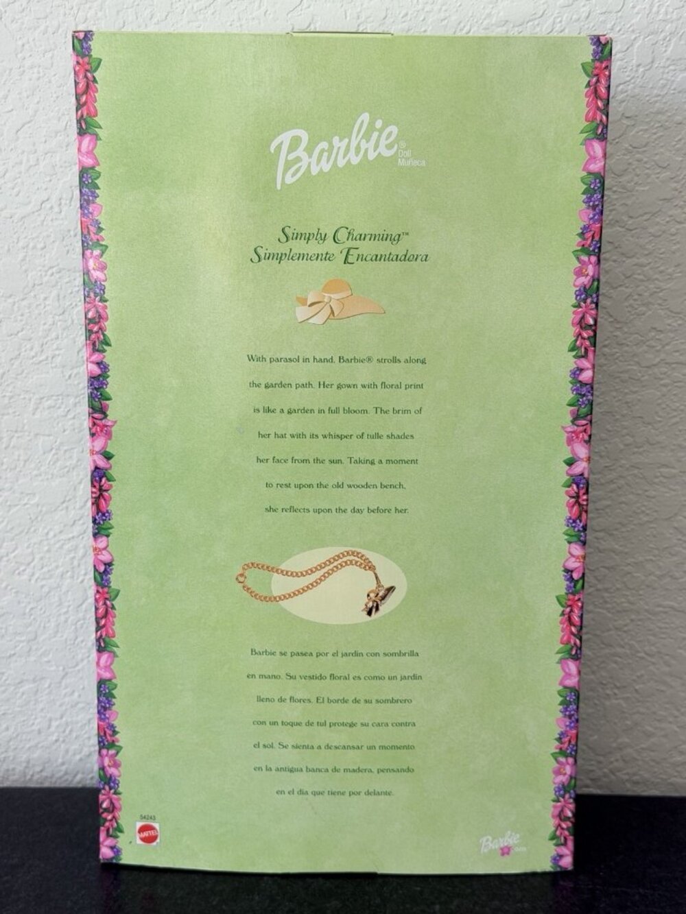 2001 Barbie Simply Charming Hispanic Doll Special Edition Mattel 54243 - Picture 11 of 12